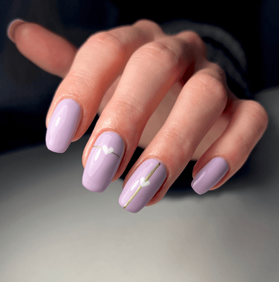 Purple Nail Style